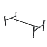 Couchtisch-Gestell aus Gusseisen, H-Form, 111 × 55 cm, Höhe 32 cm, Dreiviertelansicht