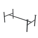 Couchtisch-Gestell aus Gusseisen, H-Form, 111 × 55 cm, Höhe 42 cm, Dreiviertelansicht