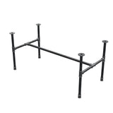 Couchtisch-Gestell aus Gusseisen, H-Form, 111 × 55 cm, Höhe 52 cm, Dreiviertelansicht