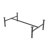 Couchtisch-Gestell aus Gusseisen, H-Form, 111 × 65 cm, Höhe 32 cm, Dreiviertelansicht
