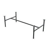 Couchtisch-Gestell aus Gusseisen, H-Form, 131 × 65 cm, Höhe 42 cm, Dreiviertelansicht