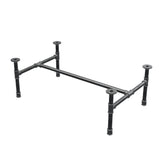 Couchtisch-Gestell aus Gusseisen, H-Form, 91 × 55 cm, Höhe 32 cm, Dreiviertelansicht