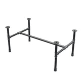 Couchtisch-Gestell aus Gusseisen, H-Form, 91 × 55 cm, Höhe 42 cm, Dreiviertelansicht
