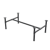 Couchtisch-Gestell aus Gusseisen, H-Form, 96 × 55 cm, Höhe 32 cm, Dreiviertelansicht
