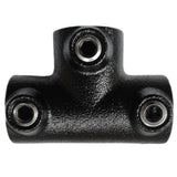 Raccord Té tubulaire noir