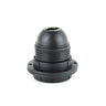 Schwarze Thermoplast-Fassung E27