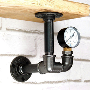 Regalwinkel Manometer seitlich | Modell 1