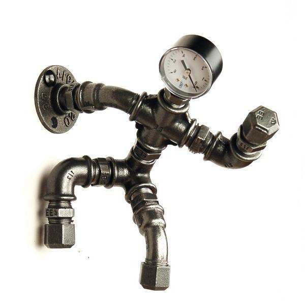 Garderobenhaken, Wandgarderobe „Le Grimpeur 2“ mit Manokopf