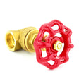 rotes Handradventil PN16